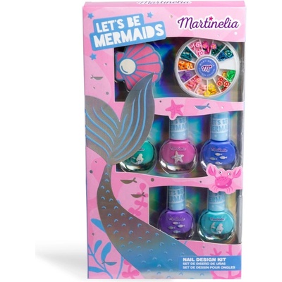 Aquarius Cosmetic Let´s be Mermaid Nails Design Kit комплект за нокти за деца 3+