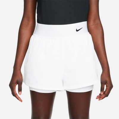 Nike dámské tenisové šortky Court dri fit advantage bílá