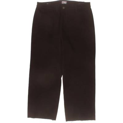 Urban Classics Pánské džíny volné černé bavlněné Černé
