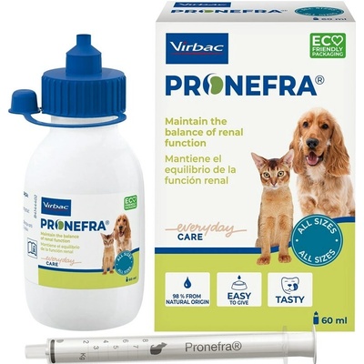 VIRBAC Pronefra Kidney support - doplňky stravy pro psy a kočky - 60ml