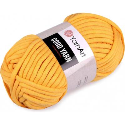 Prima-obchod Pletací příze Cord Yarn 250 g, barva 2 (764) žlutá tmavá
