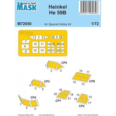 Special Hobby Heinkel He 59B MASK M72050 1:72