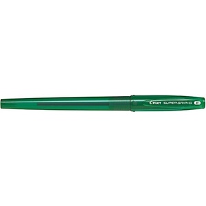 Pilot Химикалка, 0, 22 мм, капачка, PILOT "Super Grip G", зелена BPS-GG-F-G (BPS-GG-F-G)