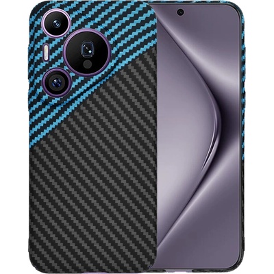 Techsuit Carbonite FiberShell puzdro pre Huawei Pura 70 Pro – Blue Pulse