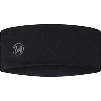 Buff Merino LIGHTWEIGHT Headband solid černá