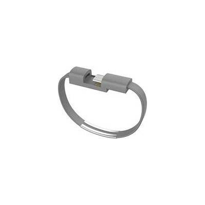 Náramek - nabíjecí kabel s Apple lightning konektorem Barva: Šedá