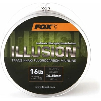 Fox Illusion Fluorocarbon Soft Trans Khaki 200 m 0,39 mm