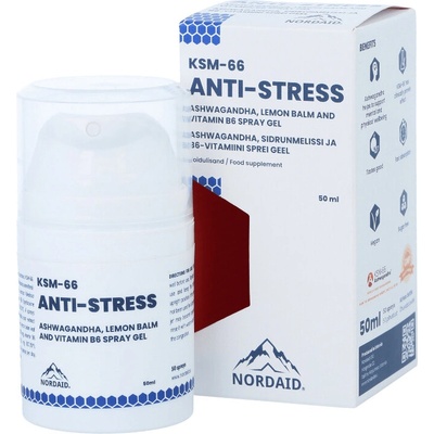 Nordaid Анти-стрес формула с ашваганда, маточина и витамин В6, спрей гел за уста 50 ml | Nordaid (011079 NRD)