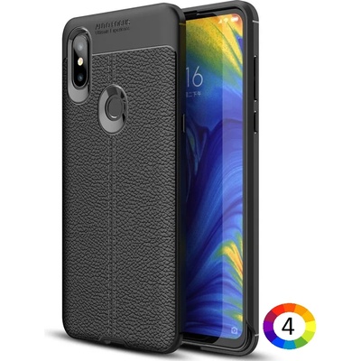 Xiaomi Mi Mix 3 Удароустойчив Litchi Skin Калъф и Протектор