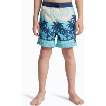 Quiksilver Детски бански шорти Quiksilver Everyday Printed Volley 14 aqua thermotropics