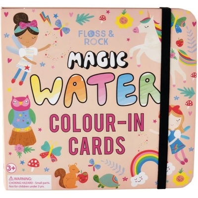 Floss and Rock Детски карти за оцветяване Floss and Rock Magic Water - Феята на дъгата (40P3604)