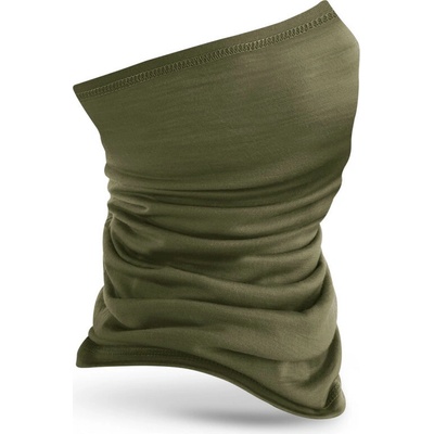 Beechfield Morf Merino B 916 military gr Zeleň vojenská