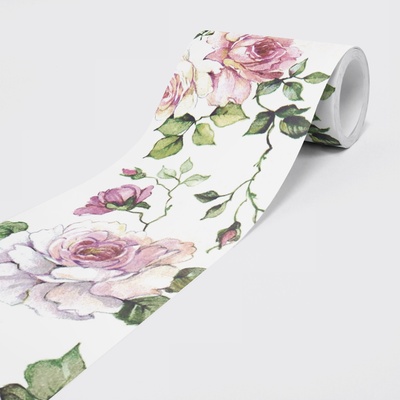 Влиесова самолепяща бордура рози 15 см x 5 м