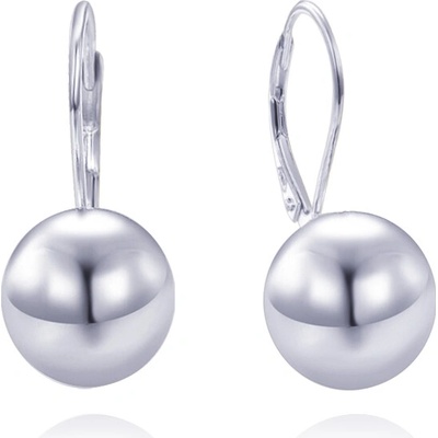 MINET 0261 Elegantní stříbrné náušnice kuličky
