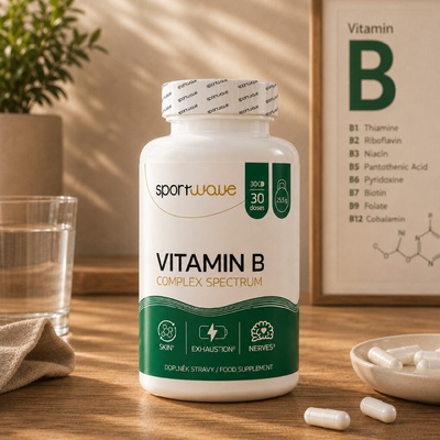 Sportwave Vitamin B complex spectrum 30 kapslí