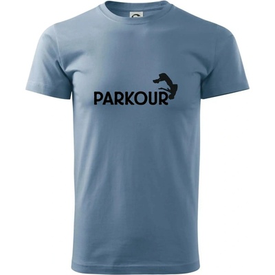 Parkour salto tričko Denim