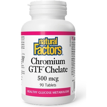 Natural Factors Хром GTF (хелат) 500 g 90 таблетки | Natural Factors (1630 NF)
