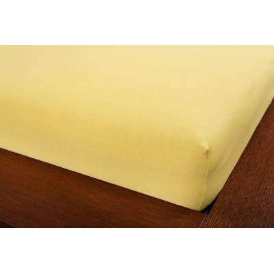 Wooline Prostěradlo Jersey banánové 90x200