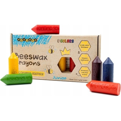Medenka voskové pastelky Junior 6 ks