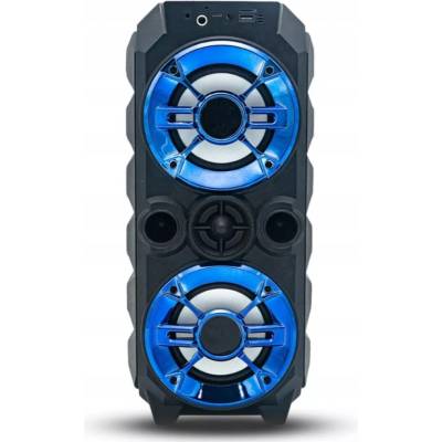 BLUETOOTH REPRODUKTOR AKUMULÁTOROVÝ 10W 2x 5W 4" KARAOKE MIKROFON V SADĚ