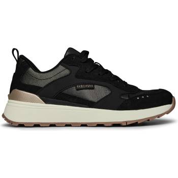 Skechers Дамски маратонки Skechers Mesh W Suede & Duraleather Overlays Chunky Trainers Womens - Blk Sd/Mesh/Lth