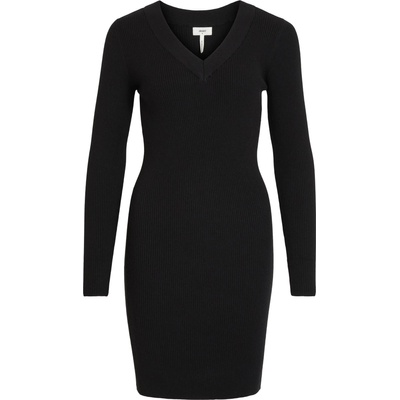 OBJECT Плетена рокля 'Fae' черно, размер M