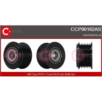 Řemenice, generátor CASCO CCP90162AS