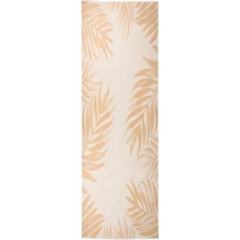 vidaXL Градински плоскотъкан килим, 80x250 см, на листа (340856)