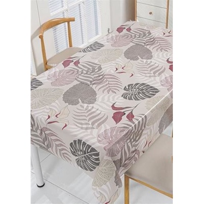 Obrus PVC 3581444, metráž, 20 m x 140 cm, listy papradia a monstery, IMPOL TRADE