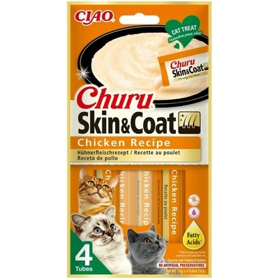 Inaba Churu Pyre cat skin & Coat Kura 4 tuby 56 g