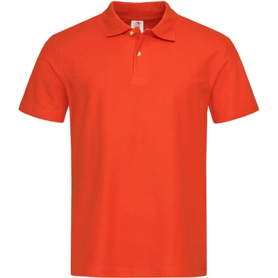 Stedman polokošile Polo Men krátký rukáv pánská Cot-053000t1401 oranžová brilliant