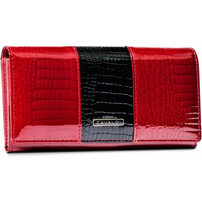 Cavaldi Kožená peněženka dámská H27-3-RS9-BL Red