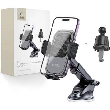 Tech-Protect Универсална стойка за автомобил от Tech Protect V6 - Черна (9490713935071)
