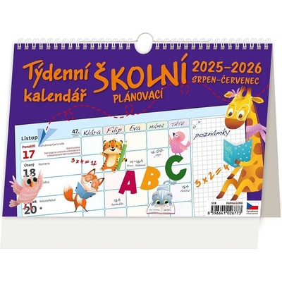 Helma 365 Týdenní školní plánovací 2026