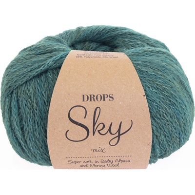 Příze Drops Sky Mix 06 - zelený oceán