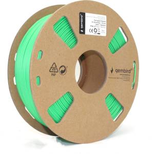Gembird 3DP-PLA1.75-01-G, 3D филамент, PLA, 1, 75mm, 1000g, Зелен (Green) (3DP-PLA1.75-01-G)