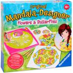 Ravensburger Творчески комплект Ravensburger - Мандала дизайнер, Цветя и Пеперуди (29809) - baby