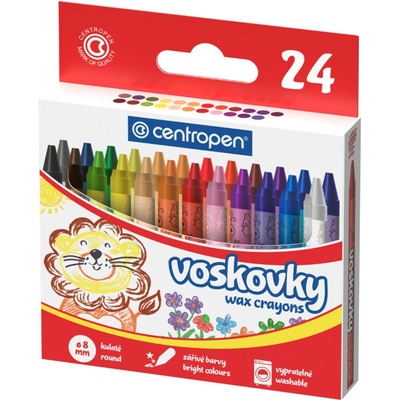 Centropen voskovky 24 farieb