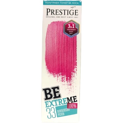 Prestige be extreme тонер за коса, Номер 33, Бонбонено розов
