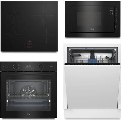 Set Beko BBIS17300BMPSEC + HII64400SMT + BMGB25333BG + BDIN38441P