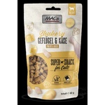 MAC's Shakery Chicken & Cheese - Премиум лакомство за котки, без зърно, снакс с пилешко месо и сирене, 60 гр