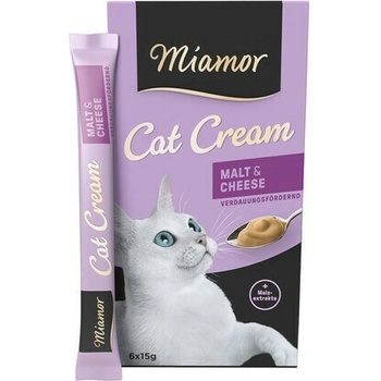 Miamor Cat Cream zo sladu a syra 6 x 15 ml