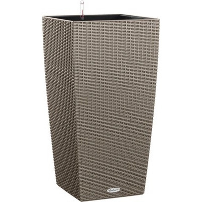 Lechuza Cubico Cottage 40 Samozavlažovací kvetináč plastový 75 cm pieskovo hnedý