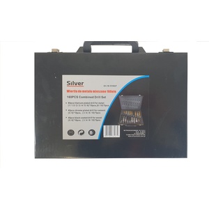 Silver Комплект свредла микс 160 бр. за метал, бетон и дърво 67315 (s10427)