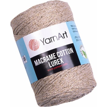 YARNART Macrame Cotton Lurex 2 mm 205 m 735 юта (Macrame Cotton Lurex 735)