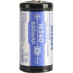 NITECORE Акумулаторна батерия NITECORE CR-123, 650mAh, 3.7V, Литиево-йонна (XTAR-BR-CR123)