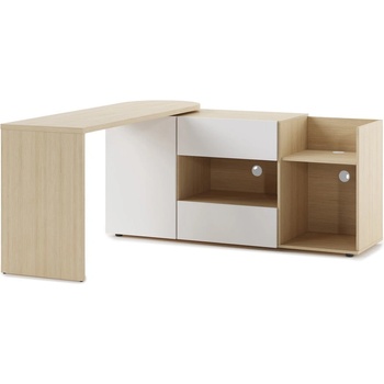 TEMAHOME Работна маса с дъбов плот 48x159 cm Tango - TemaHome (9500.054549)