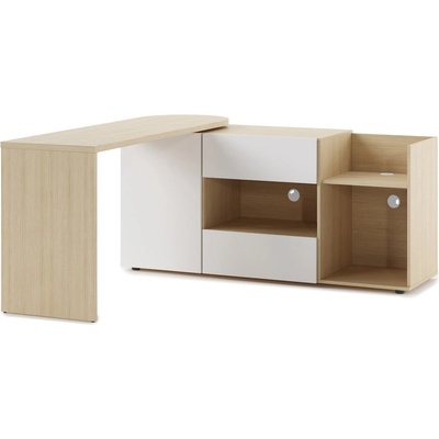 TEMAHOME Работна маса с дъбов плот 48x159 cm Tango - TemaHome (9500.054549)