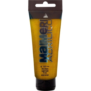 Maimeri Acrilico АКРИЛНА боя Light Gold 137 200 ml 1 бр (M0924137)