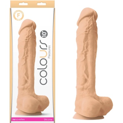 Дилдо, цветно удоволствие, 30, 9см. - Colours Pleasures White (NSTOYS0859)